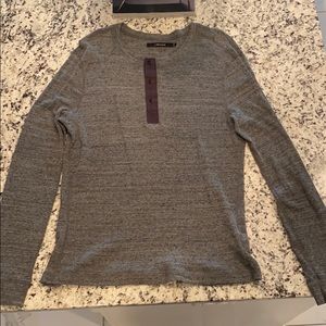 J brand gray long sleeve shirt
